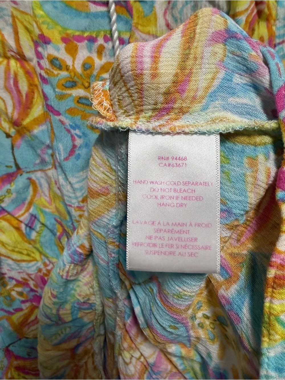 Stella Parker Sleeveless Colorful Preppy Dress with Tassels Women’s Size Large - Picture 3 of 5